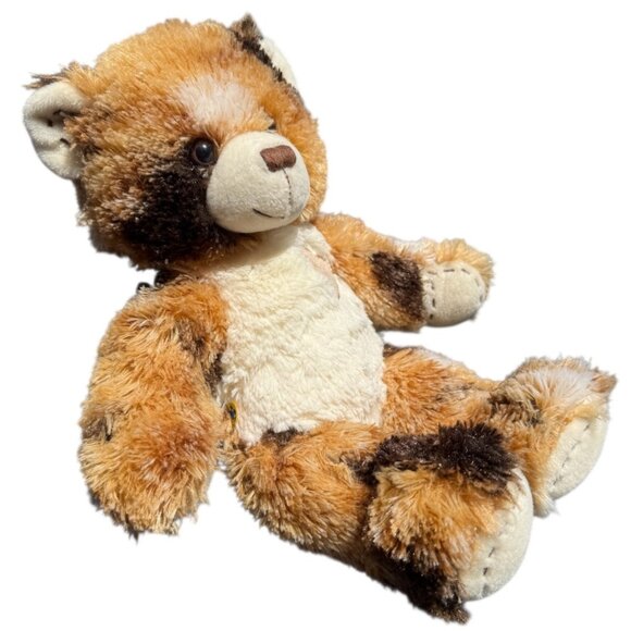 Build-A-Bear Plush Calico Cat Teddy Heart Patch Stitch Stuffed Toy Support Pet - Picture 4 of 16